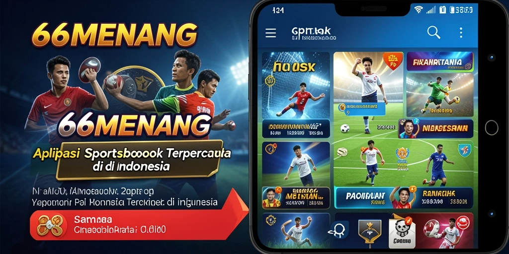 Tampilan gameplay menarik di aplikasi 66MENANG Sportsbook.