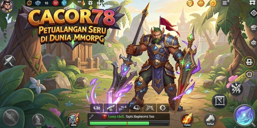 Gameplay seru dalam CACOR78 dengan pertempuran epik antar pemain.