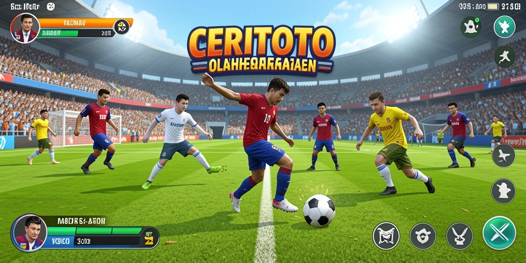 Tampilan screenshot CERITOTO yang menunjukkan aksi kompetitif dalam olahraga.
