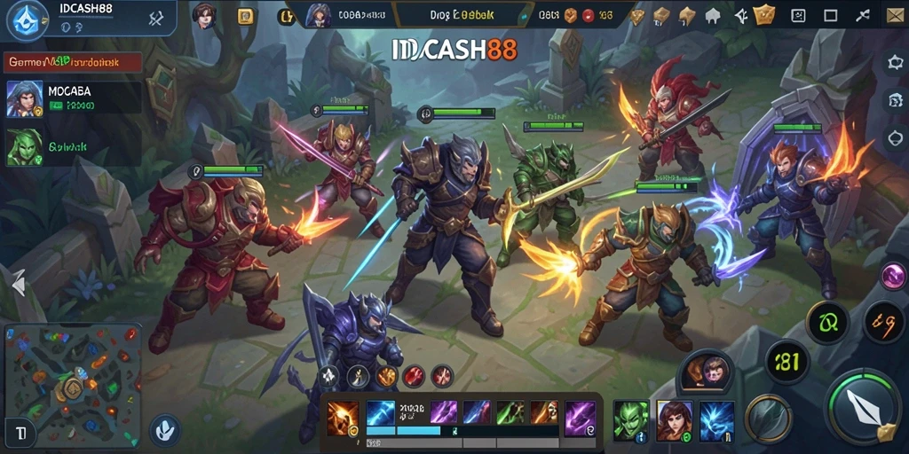 Tampilan gameplay mendebarkan dari IDCASH88 yang menunjukkan aksi seru dan strategis.