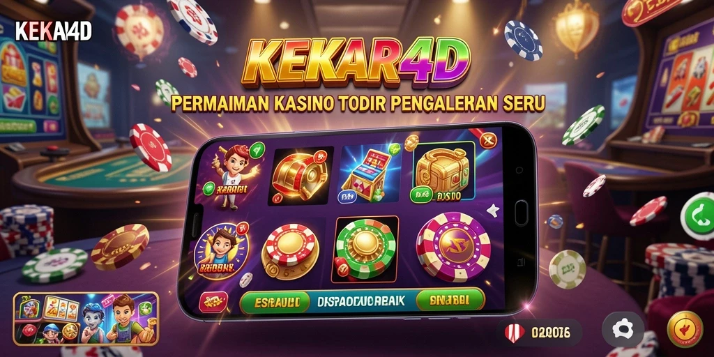 Tampilan gameplay KEKAR4D yang memukau dalam bermain kasino.