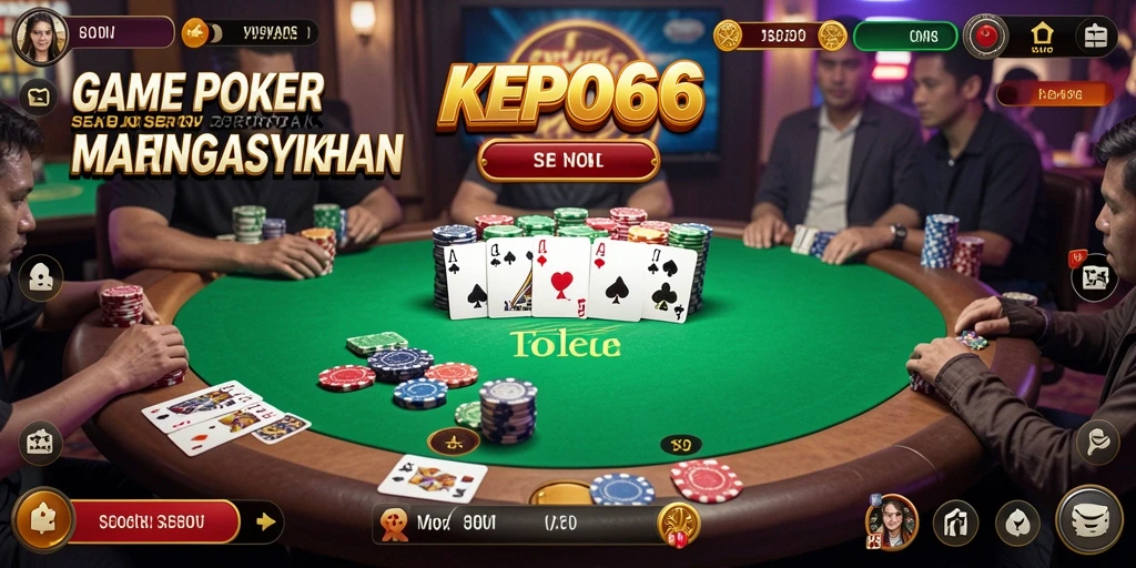 Gameplay poker yang menarik dan mendebarkan di KEPO66.