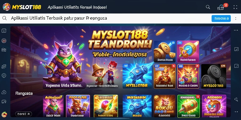 Tampilan antarmuka MYSLOT188 yang intuitif dan fungsional.