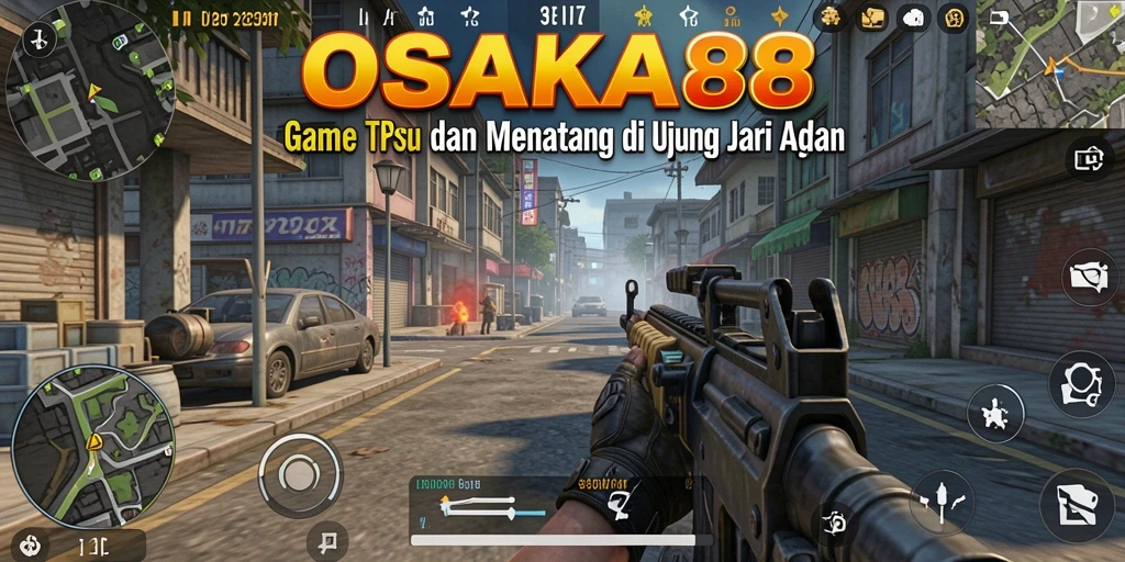 Tampilan gameplay menegangkan dari OSAKA88 saat beraksi.