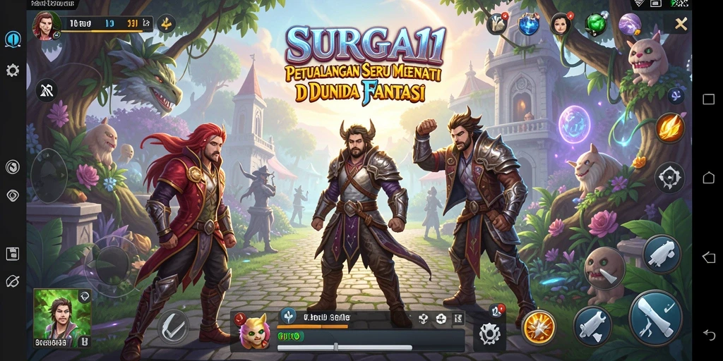 Tampilan menarik dari gameplay SURGA11 yang menampilkan aksi petualangan.