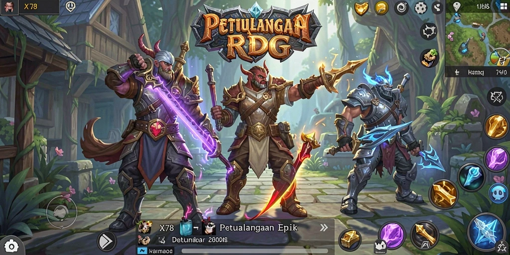 Gameplay seru dengan grafis yang menawan dalam X78.