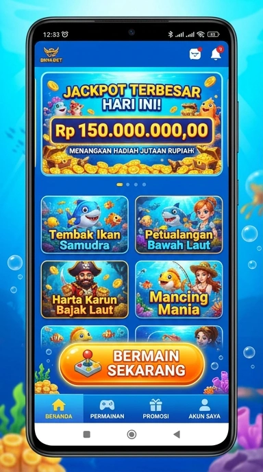 Tampilan antarmuka bimabet yang menarik dan user-friendly.